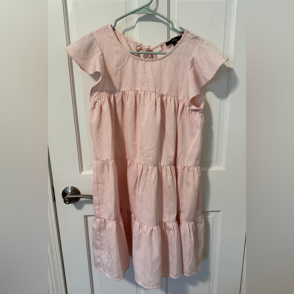 Lulu's Pink Striped Dress